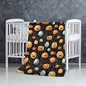 Halloween Pumkins Baby Blanket Gifts Super Soft Swaddle Newborn Cozy Baby Receiving Blanket Stroller Throw Blanket for Crib 40x30 in for Puppy