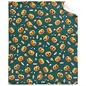 Halloween Pumpkin Blanket - Super Soft Fleece Throw for Couch, Bed - Air Conditioning Blanket - 60x50 inches - Teen