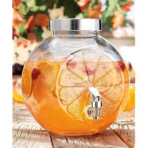 halo nation  1850 ml glass jug pitcher with plastic lid juice pitcher water jug hot cold water ice tea milk and juice beverage carafes 185 ltr carafe with handle transparent