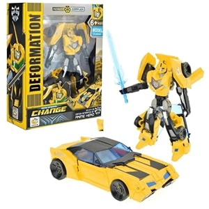 halo nation bee robot to car converting action figure big size 26cm