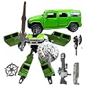 HALO NATION® Robot Car SUV Action Figure, (21 Cm, Green) Toy for Kids, Cool car