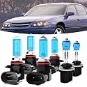 Halogen Headlights Fit For Chevrolet Chevy Impala 2000-2005 Headlight Bulbs,9005/HB3/H10 High Beam+ 9006/HB4 Low Beam+ 880/881/H27 Fog Light Combo,Plug And Play,Pack of 6