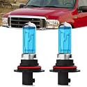 Halogen Headlights Fit For Ford F350 F450 F550 Super Duty 1999-2004 Headlight Bulbs,9007/HB5 High/Low Beams Bright Light Combo,Plug &amp; Play,Pack of 2 (Ford F350 F450 F550 Super Duty 1999-2004)