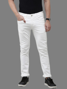 Halogen Skinny Men White Jeans