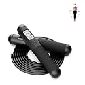 Halohop Skipping Rope for Man Women with Counter Jumping Rope with Adjustable Jumping Rope for Men Exercise Fitness Tangle-Free Rapid Speed Professional Skipping Rope