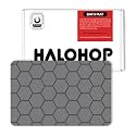 Halohop Stone Bathroom Mat, Diatomaceous Earth Non-Slip Shower Mat - Quick Drying Absorbent TerraDry for Bathroom - Elegant & Modern Design, Easy to Clean (Honeycomb)