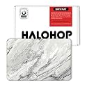 Halohop Stone Bath Mat, Diatomaceous Earth Non-Slip Stone Shower Mat - Quick Drying Absorbent Bath Stone Mat - Elegant &amp; Modern Design, Easy to Clean