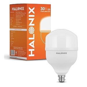 Halonix Jumbo 30W LED Bulb | Cool Day Light (6500K) |Pack of 1 |Energy Efficient| 4kv Surge Protection |Base- B22 | High Wattage Led Bulb|