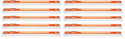 HALONIX LED BATTEN STREAK SQUARE 20W CW PK 10 20 W 120 cm Tube Light