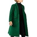 Haloumoning Boys Casual Trench Coat Kids Winter Notch Lapel Long Jacket Single Breasted Pea Coat with Pockets 4-14Y