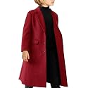 Haloumoning Boys Casual Trench Coat Kids Winter Notch Lapel Long Jacket Single Breasted Pea Coat with Pockets 4-14Y