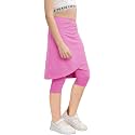 Haloumoning Girls Elastic Waist Knee Length Skirts