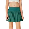 Haloumoning Girls Pleated Skirts with Shorts Athletic Tennis Skirt Skorts