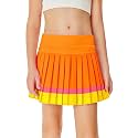 Haloumoning Girls Pleated Skirts with Shorts Athletic Tennis Skirt Skorts