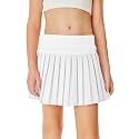 Haloumoning Girls Pleated Skirts with Shorts Athletic Tennis Skirt Skorts