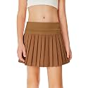 Haloumoning Girls Pleated Skirts with Shorts Athletic Tennis Skirt Skorts