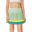Haloumoning Girls Pleated Skirts with Shorts Athletic Tennis Skirt Skorts