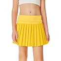 Haloumoning Girls Pleated Skirts with Shorts Athletic Tennis Skirt Skorts
