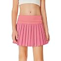 Haloumoning Girls Pleated Skirts with Shorts Athletic Tennis Skirt Skorts