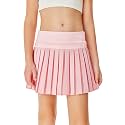 Haloumoning Girls Pleated Skirts with Shorts Athletic Tennis Skirt Skorts