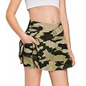 Haloumoning Girls Tennis Skirt High Waisted Athletic Skorts