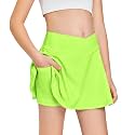 Haloumoning Girls Tennis Skirt High Waisted Athletic Skorts