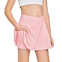 Haloumoning Girls Tennis Skirt High Waisted Athletic Skorts