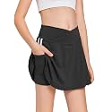 Haloumoning Girls Tennis Skirt High Waisted Athletic Skorts