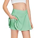 Haloumoning Girls Tennis Skirt High Waisted Athletic Skorts