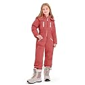 Haloumoning Kid Snowsuit Girls Hooded Waterproof Insulated Ski Suit