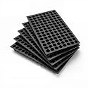 Halsey Germination Seedling Trays -Black,104 Holes Germination Tray for Seedling, Nursery Tray for Plants, Reusable Tray for Garden Plantation (Pack of 5 Trays)