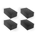 Halsey Germination Seedling Tray - Seedling Trays For Plants, Seed Tray And Plant Tray, Reusable Trays For Garden Plantation, 104 Cavities Tray For Seeding (Pack Of 20), Black