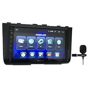 hamaan 934 full hd octa core processor android 11 car stereo media player with dspsteering wheel connectivity4gb ram64gb rommirror linksupport wireless apple car playandroid auto creta 2020
