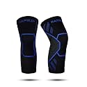 Knee Support for men &amp; Women Knee Brace For Knee Pain relief Knee Caps for Women &amp; Men Knee Pads For Gym Squats knee Belt (Blue-M)