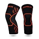 Knee Support for men &amp; Women Knee Brace For Knee Pain relief Knee Caps for Women &amp; Men Knee Pads For Gym Squats knee Belt (Orange-L)