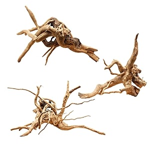hamiledyi driftwood for aquarium reptiles spider wood branches natural trunk driftwood tree fish tank decoration 3 pcs
