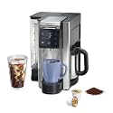 Hamilton Beach FlexBrew Advanced 5-in-1 Programmable Thermal Coffee Maker, 12 Cup Drip and Single Serve Hot & Ice, Mobile 66 oz. Water Reservoir, Pod Packets and Grounds