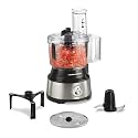 Hamilton Beach Food Processor &amp; Vegetable Chopper for Slicing, Shredding, Mincing, and Puree, 10 Cups + Easy Clean Bowl Scraper, Stainless Steel (70730)