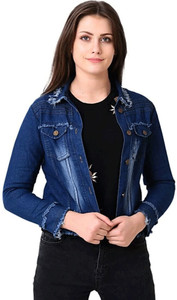 HAMIMGARMENTS 3 4th Sleeve Washed Women Denim
