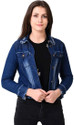 HAMIMGARMENTS 34th Sleeve Washed Women Denim Jacket