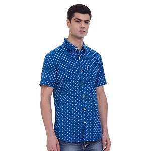 HammerSmith Mens Solid Regular Fit Shirt