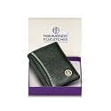HAMMONDS FLYCATCHER Genuine Leather Card Holder Wallet for Man &amp; Women - Credit Card Holder for Men, RFID Credit Card Wallet for Men with 6 Card Slots, ATM Card Holder - Sea Green