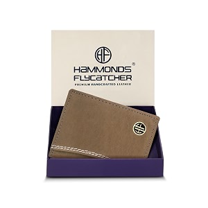 hammonds flycatcher genuine leather credit card holder wallet for man amp women currency slot rfid protected atm card wallet for men 6 slots gift for men father husband boyfriend vintage brown