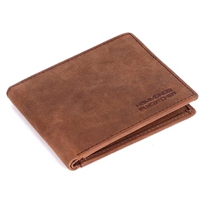 hammonds flycatcher wallet for men - brown genuine hunter leather bi-fold money wallet purse rfid protected men39s wallet with 6 card slots 2 hidden pockets 2 currency slots - gift for him
