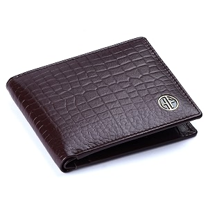 hammonds flycatcher genuine leather wallets for men  croc brown men39s wallet  rfid protected leather wallet for men  mens wallet with 4 card slots  purse for menmoney bag for men - gift for him