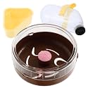 Hamster Feeder Water Bottle Cage Accessory ABS Coffee