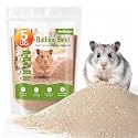 Hamster Sand Bath, Natural Desert Sand with Deodorizing Baking Soda, Odor Control Bathing Sand for Hamsters Gerbils Syrian, 2/5/10 Lb (5 Lb)