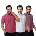 HANABY Men39s Summer Polo Solid Half Sleeves