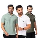 HANABY Men39s Summer Polo Solid Half Sleeves
