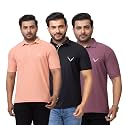 HANABY Men39s Summer Polo Solid Half Sleeves